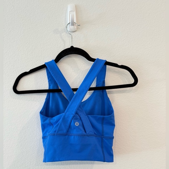 Lululemon Athletica Vibrant Blue Crossback Sports Bra - Picture 3 of 3
